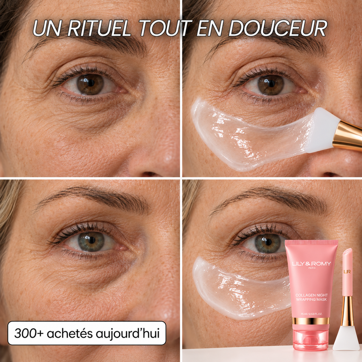 MASQUE DE NUIT ANTI-AGE AU BIO-COLLAGÈNE
