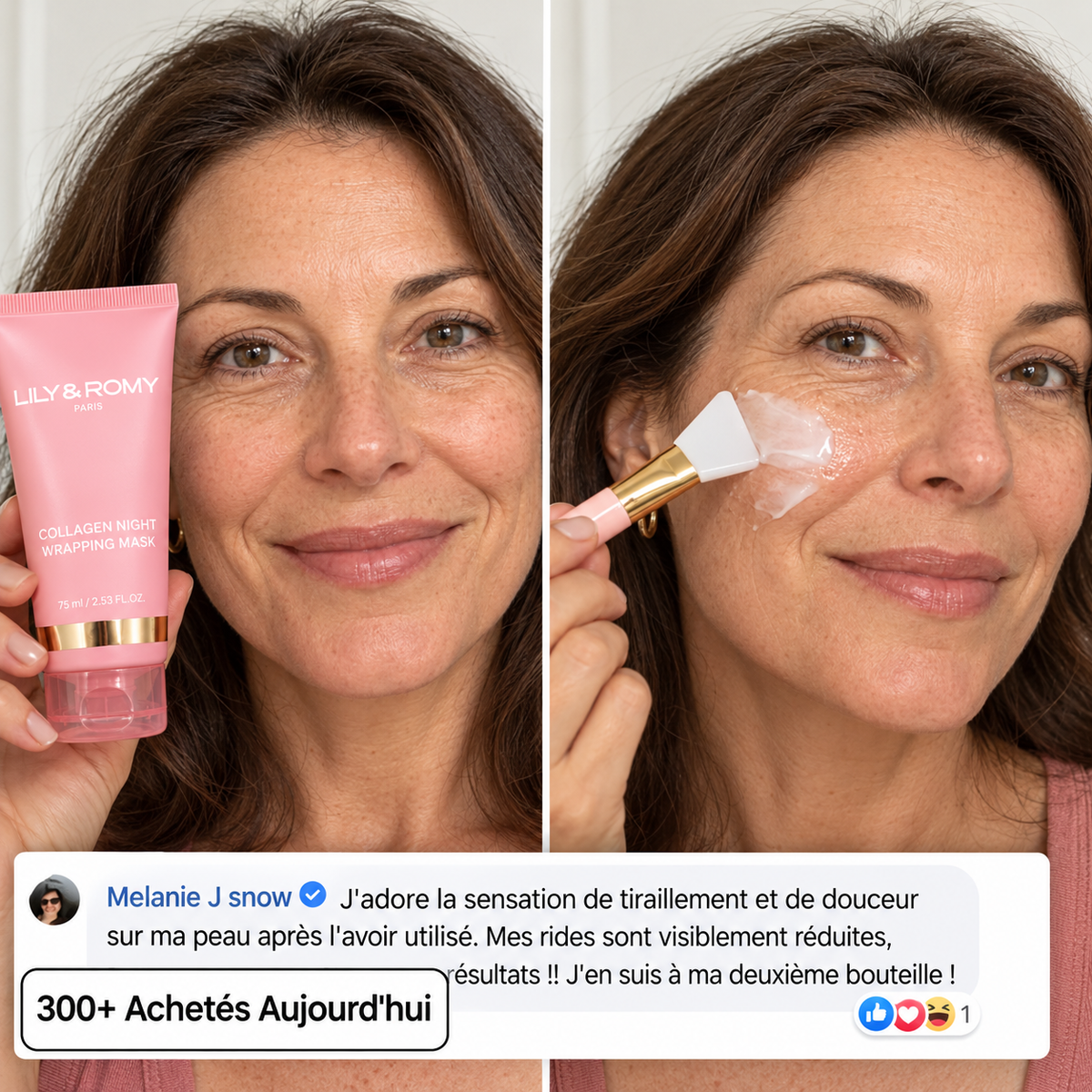 MASQUE DE NUIT ANTI-AGE AU BIO-COLLAGÈNE