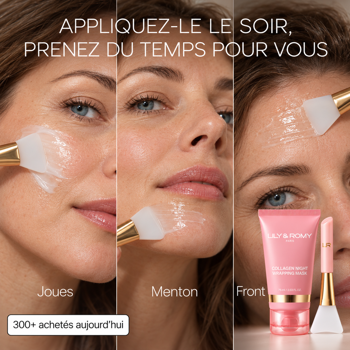 MASQUE DE NUIT ANTI-AGE AU BIO-COLLAGÈNE