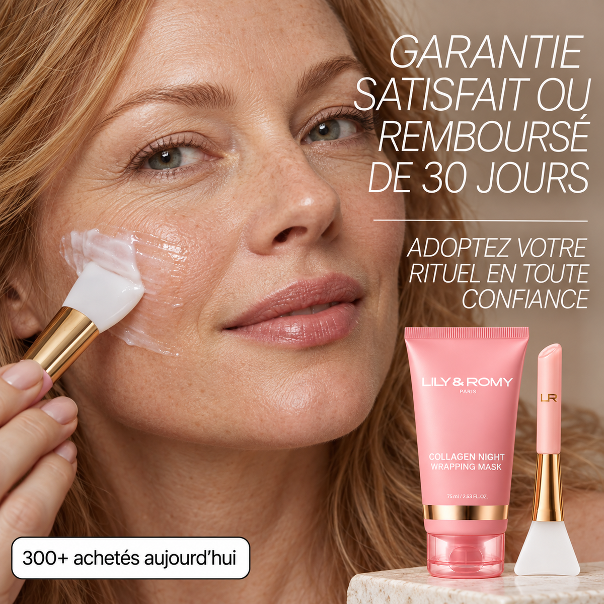 MASQUE DE NUIT ANTI-AGE AU BIO-COLLAGÈNE