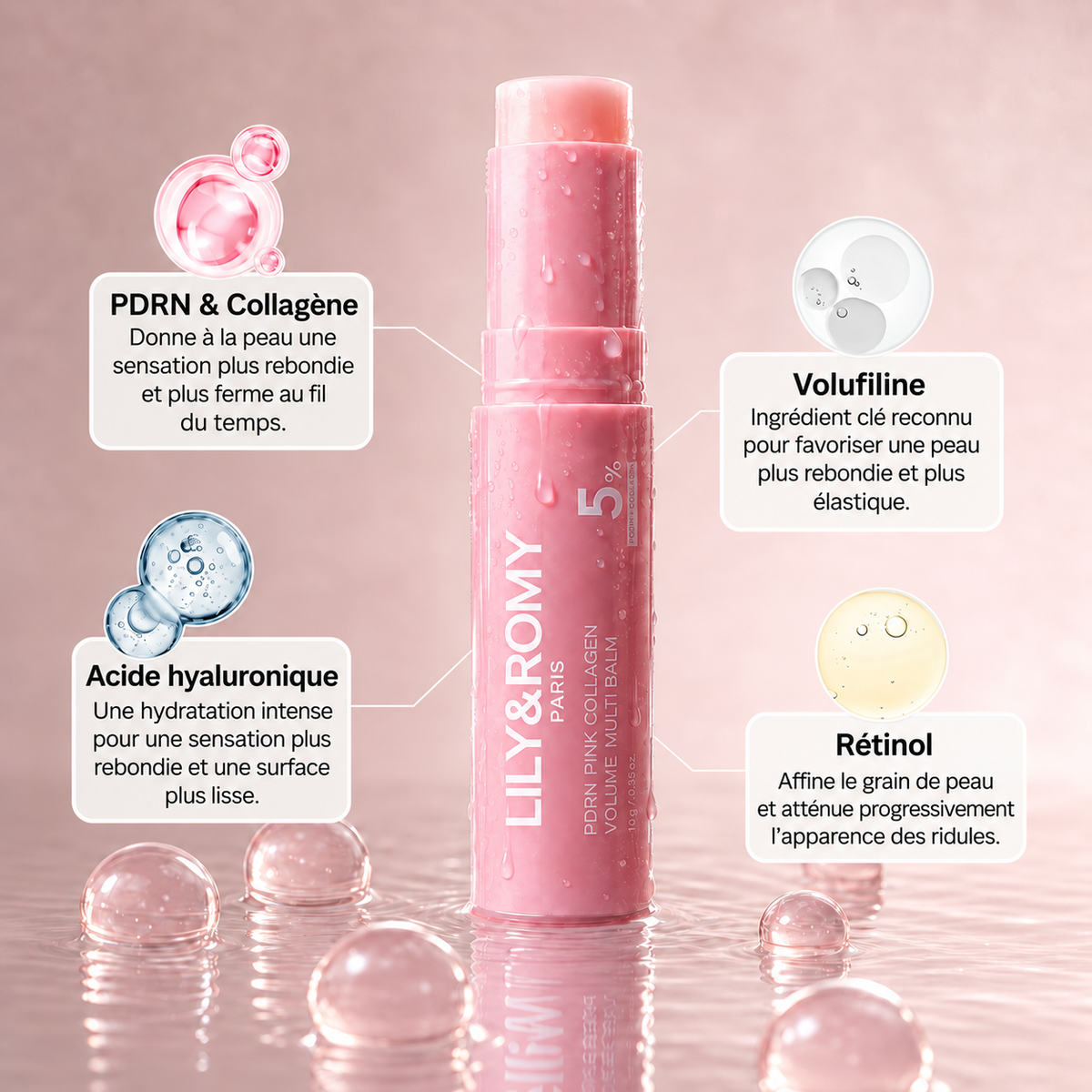 Stick rose Lily & Romy — 11-ingredients