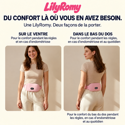 LilyRomy : confort sur le ventre et dans le bas du dos