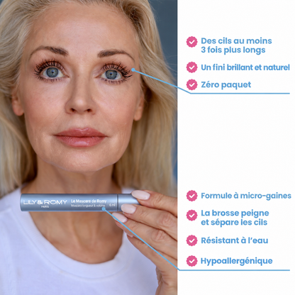 Le Mascara de Romy — longueur, fini naturel et formule à micro-gaines